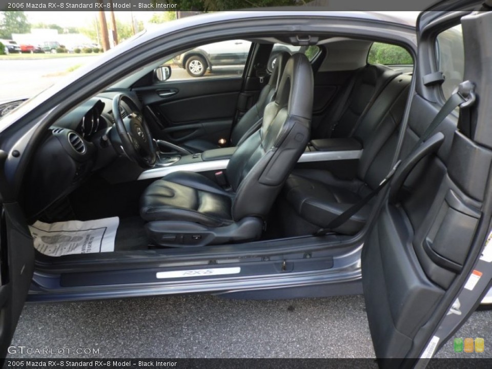 Black Interior Photo for the 2006 Mazda RX-8  #81430677