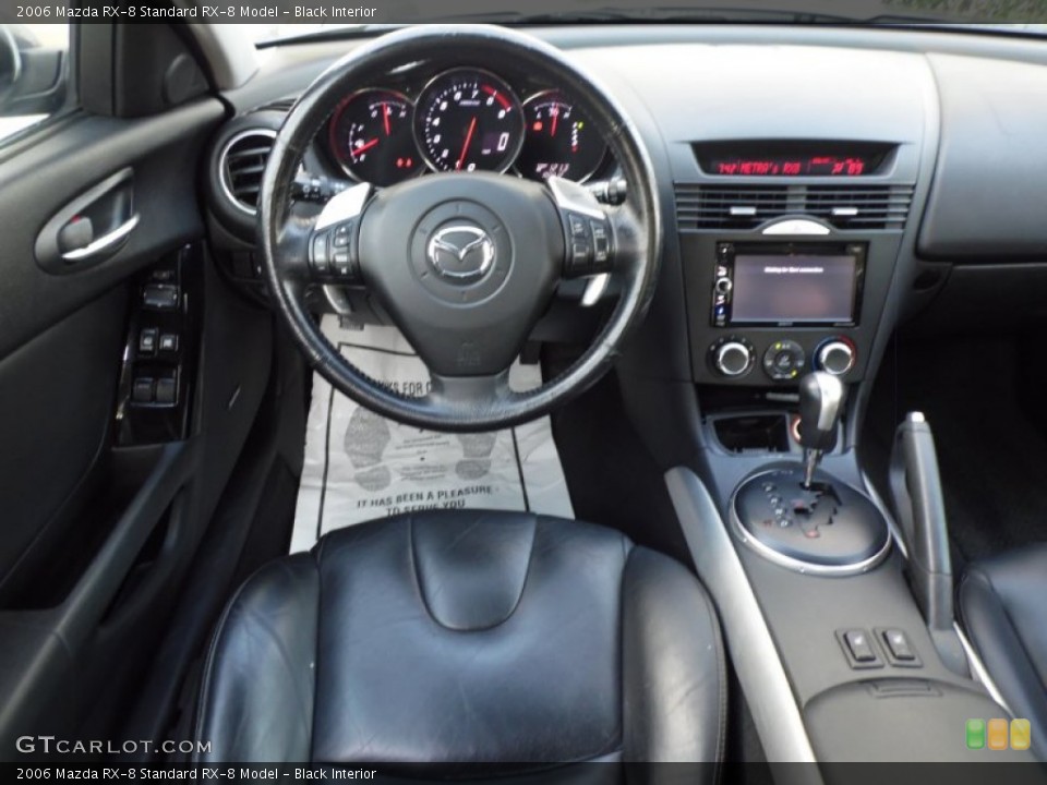 Black Interior Dashboard for the 2006 Mazda RX-8  #81430851
