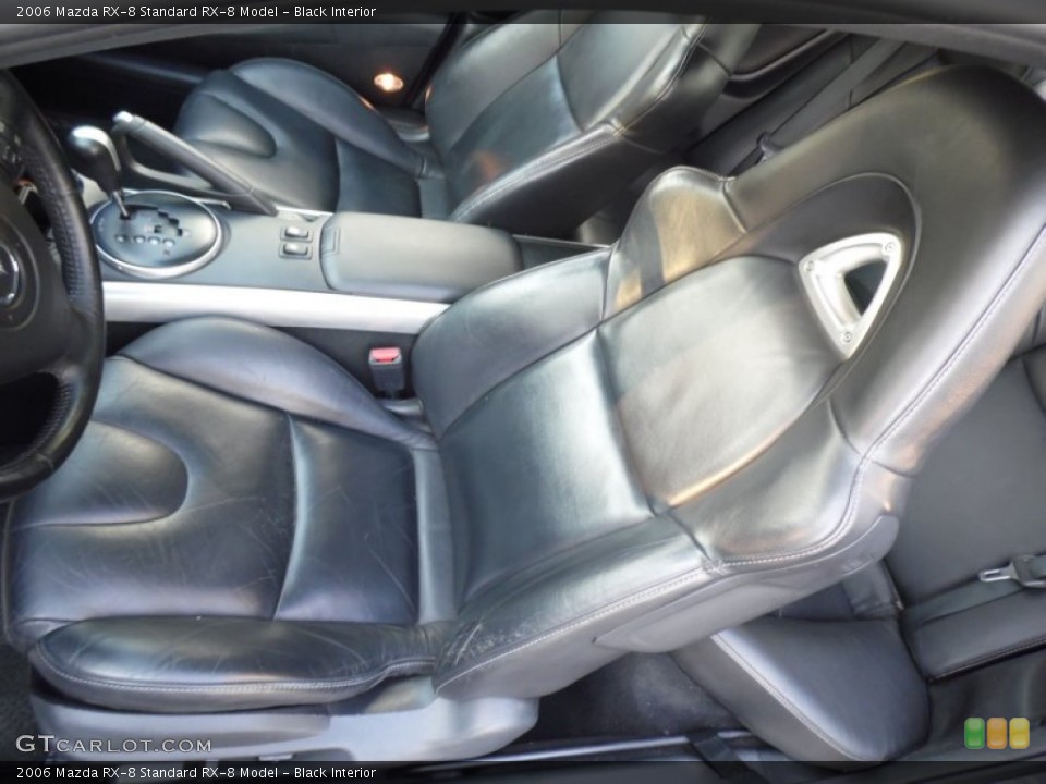 Black Interior Front Seat for the 2006 Mazda RX-8  #81430893