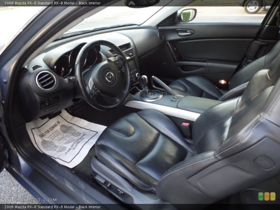 Black 2006 Mazda RX-8 Interiors