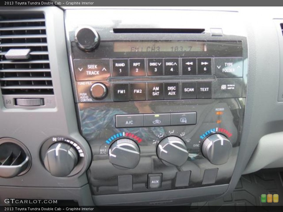 Graphite Interior Controls for the 2013 Toyota Tundra Double Cab #81431955