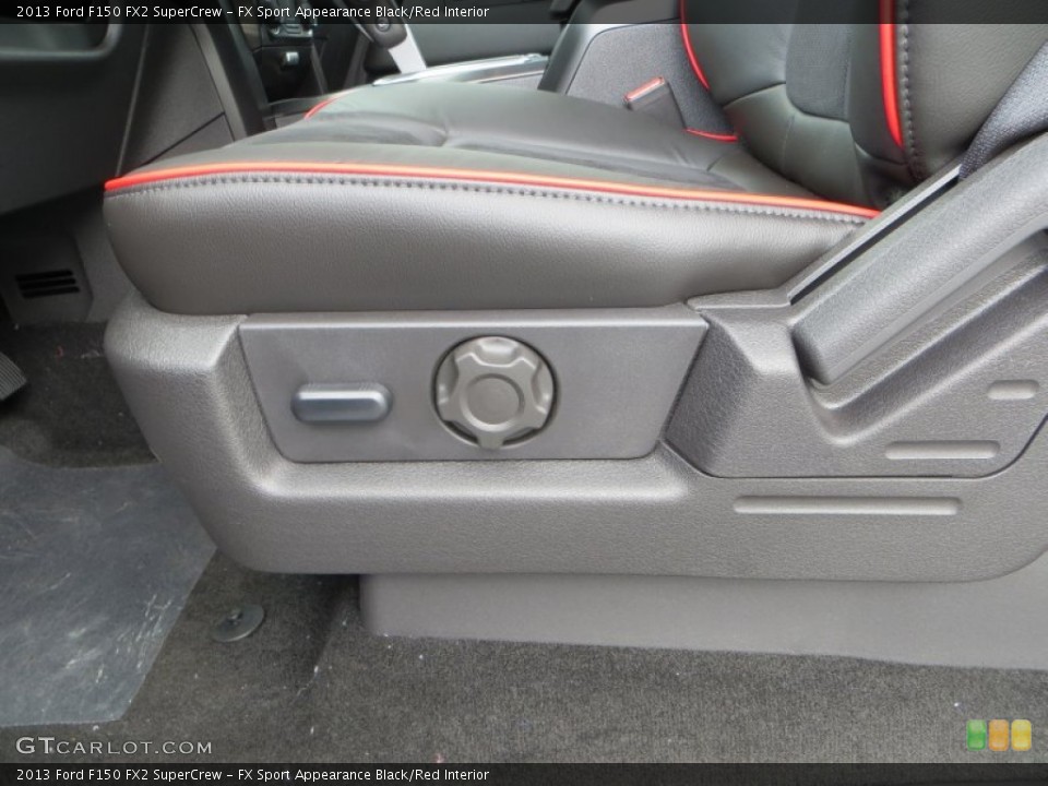 FX Sport Appearance Black/Red Interior Controls for the 2013 Ford F150 FX2 SuperCrew #81432402
