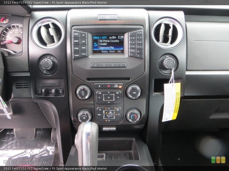 FX Sport Appearance Black/Red Interior Controls for the 2013 Ford F150 FX2 SuperCrew #81432462