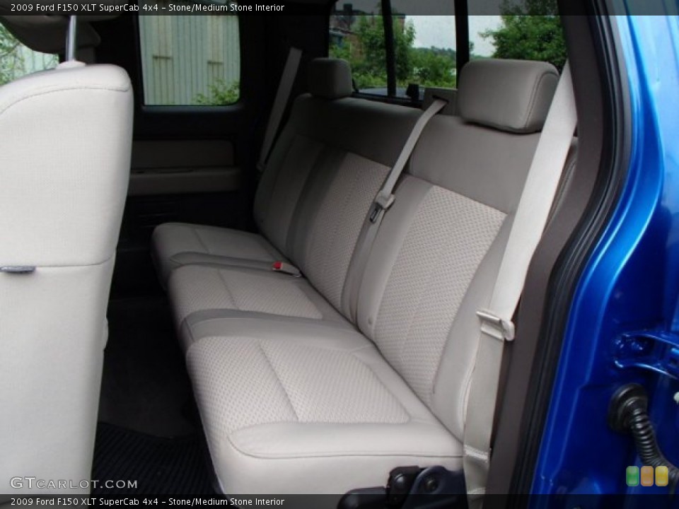 Stone/Medium Stone Interior Rear Seat for the 2009 Ford F150 XLT SuperCab 4x4 #81432534