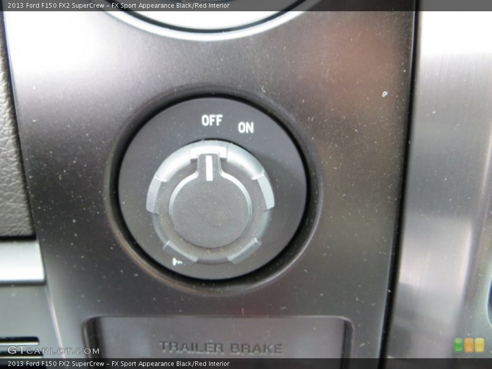FX Sport Appearance Black/Red Interior Controls for the 2013 Ford F150 FX2 SuperCrew #81432561