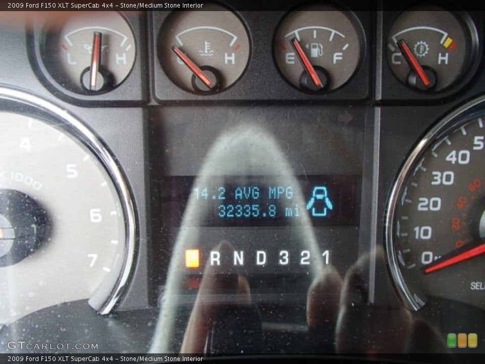 Stone/Medium Stone Interior Gauges for the 2009 Ford F150 XLT SuperCab 4x4 #81432658