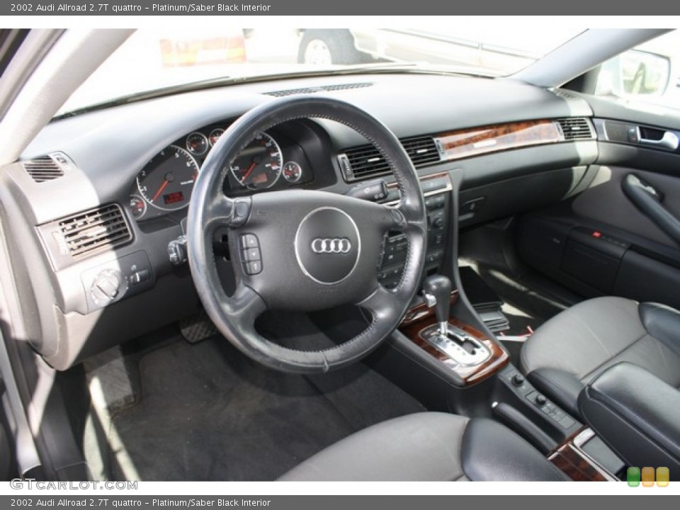 Platinum/Saber Black Interior Photo for the 2002 Audi Allroad 2.7T quattro #81433412