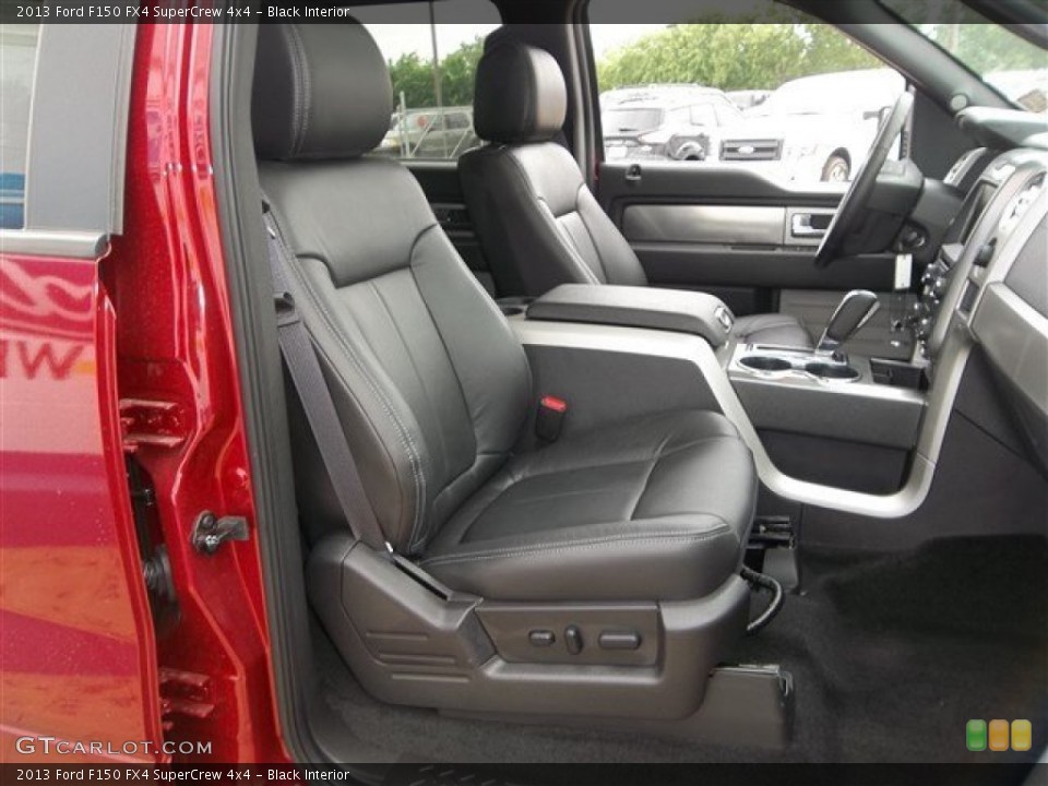 Black Interior Photo for the 2013 Ford F150 FX4 SuperCrew 4x4 #81434028