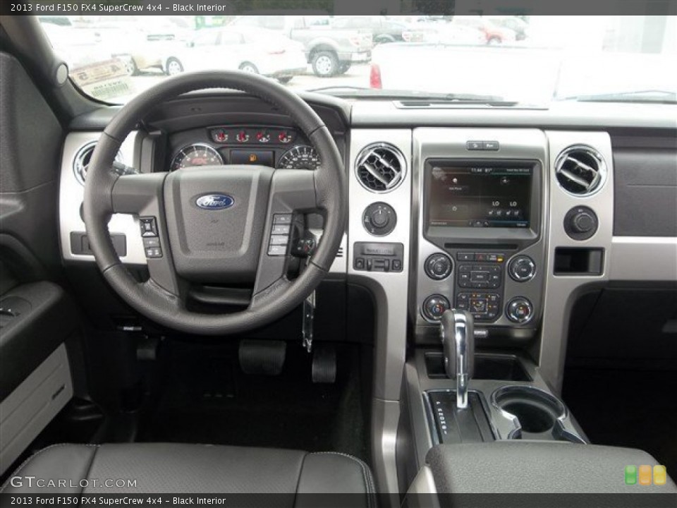 Black Interior Dashboard for the 2013 Ford F150 FX4 SuperCrew 4x4 #81434130
