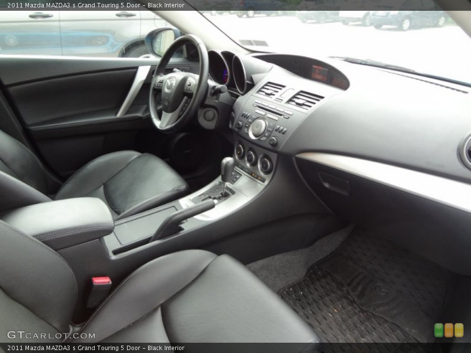 Black Interior Dashboard for the 2011 Mazda MAZDA3 s Grand Touring 5 Door #81436485