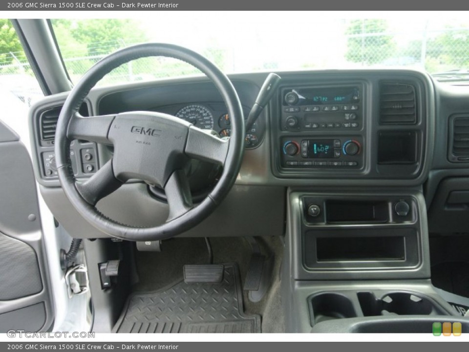 Dark Pewter Interior Dashboard for the 2006 GMC Sierra 1500 SLE Crew Cab #81437874