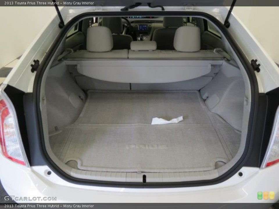 Misty Gray Interior Trunk for the 2013 Toyota Prius Three Hybrid #81438024