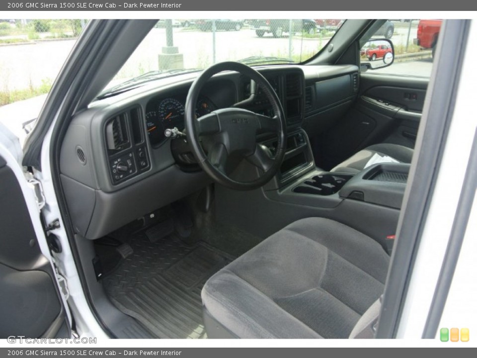 Dark Pewter Interior Photo for the 2006 GMC Sierra 1500 SLE Crew Cab #81438042