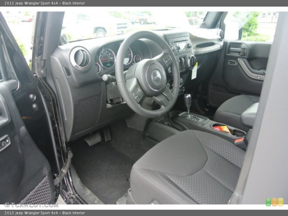 Black Interior Photo for the 2013 Jeep Wrangler Sport 4x4 #81439464