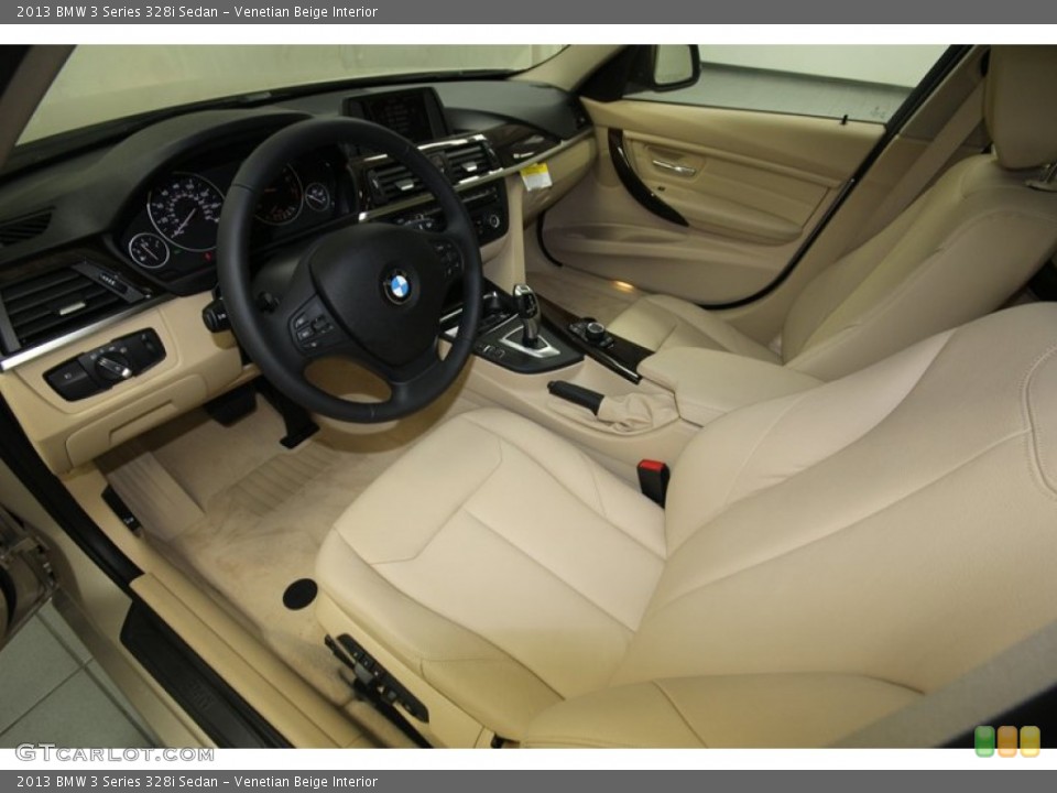 Venetian Beige Interior Prime Interior for the 2013 BMW 3 Series 328i Sedan #81439556