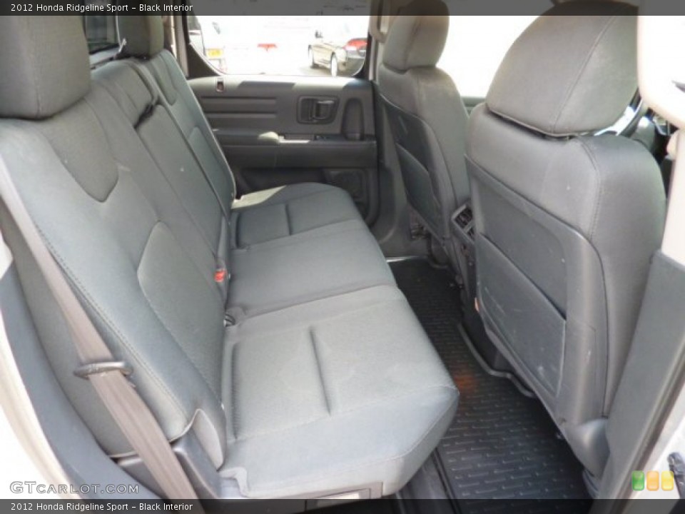 Black Interior Rear Seat for the 2012 Honda Ridgeline Sport #81439679