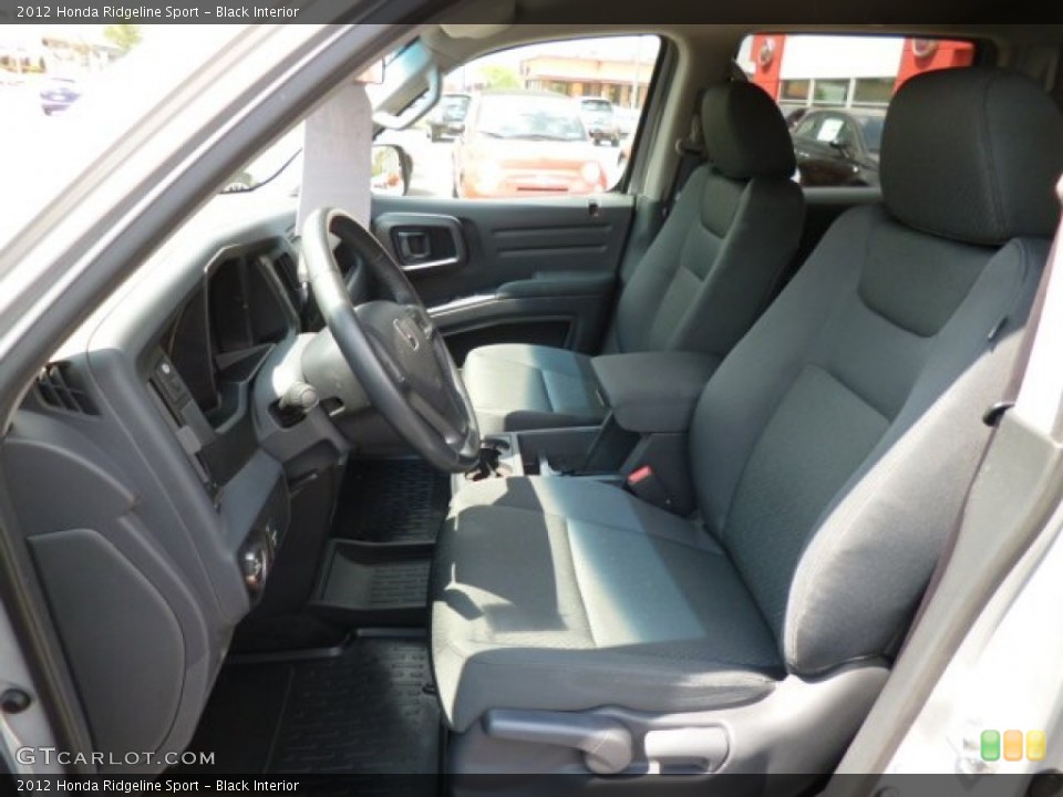 Black Interior Front Seat for the 2012 Honda Ridgeline Sport #81439765