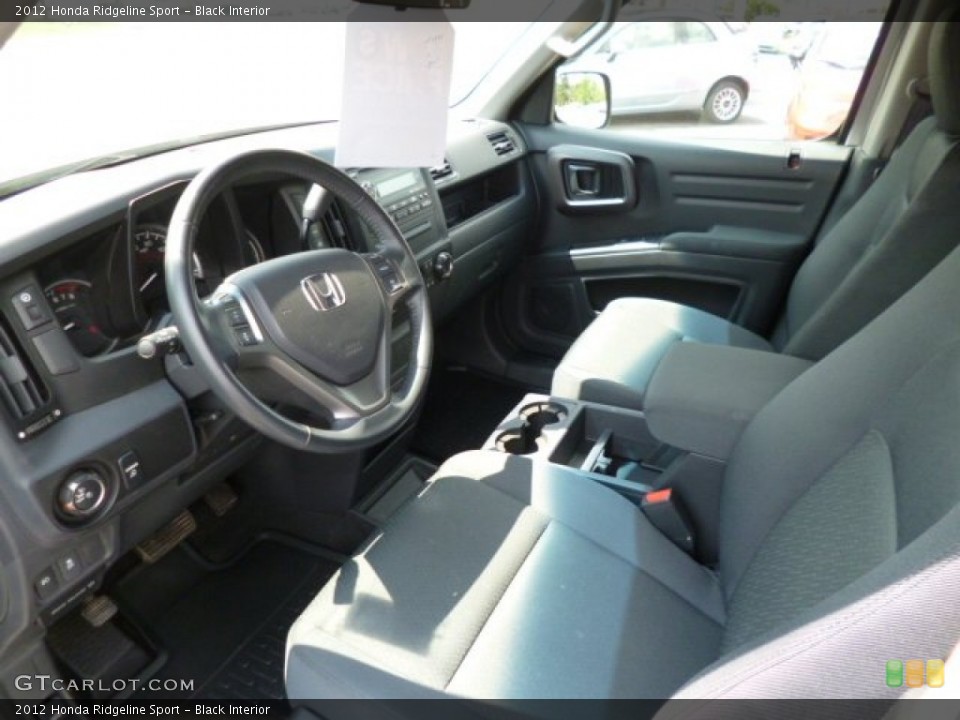 Black 2012 Honda Ridgeline Interiors