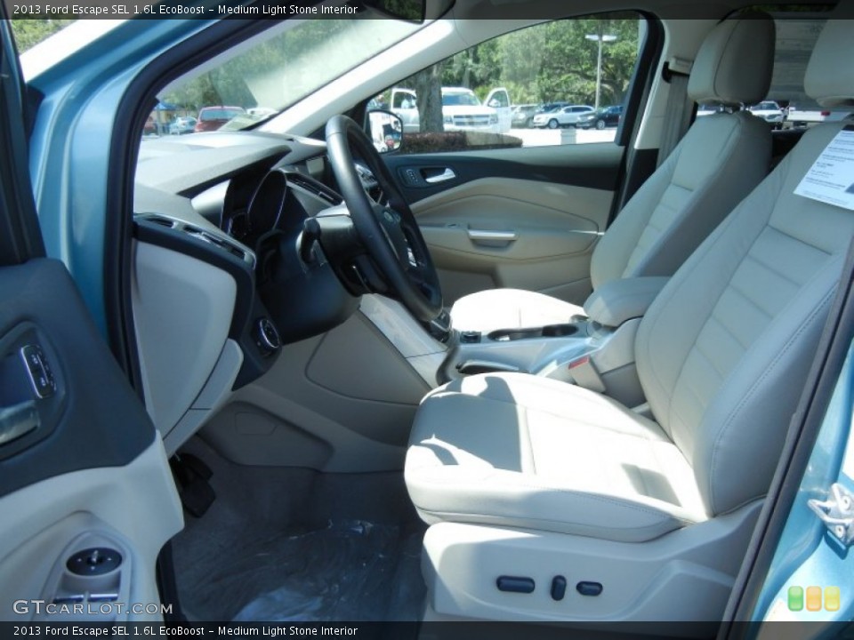 Medium Light Stone Interior Photo for the 2013 Ford Escape SEL 1.6L EcoBoost #81440253