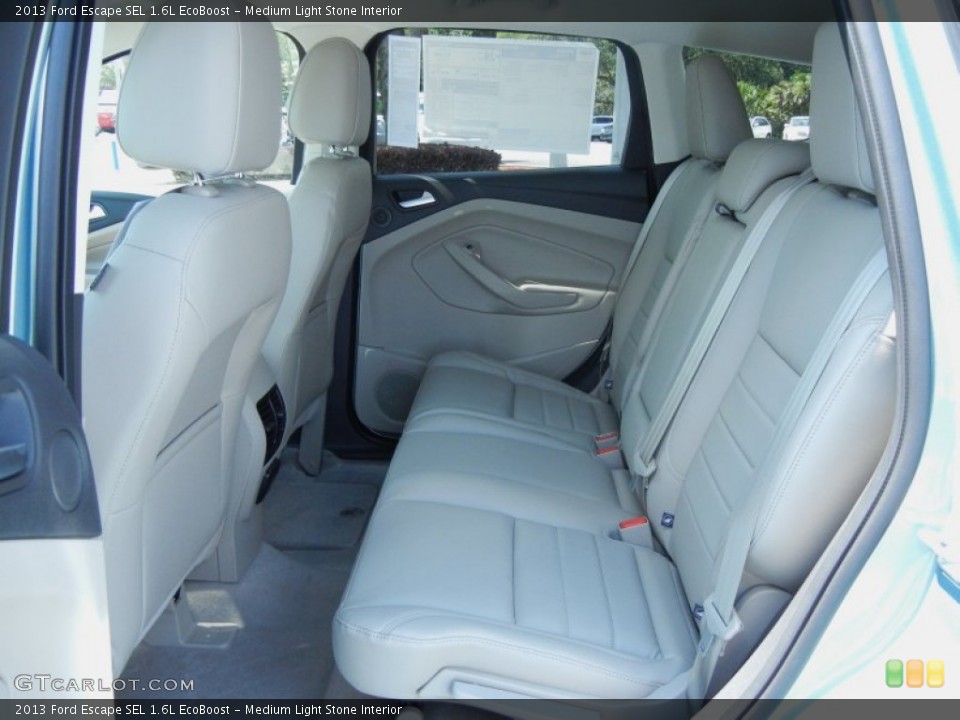 Medium Light Stone Interior Rear Seat for the 2013 Ford Escape SEL 1.6L EcoBoost #81440275