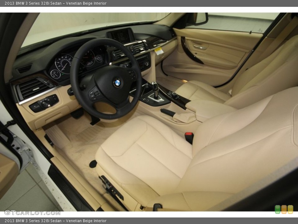 Venetian Beige Interior Photo for the 2013 BMW 3 Series 328i Sedan #81440294