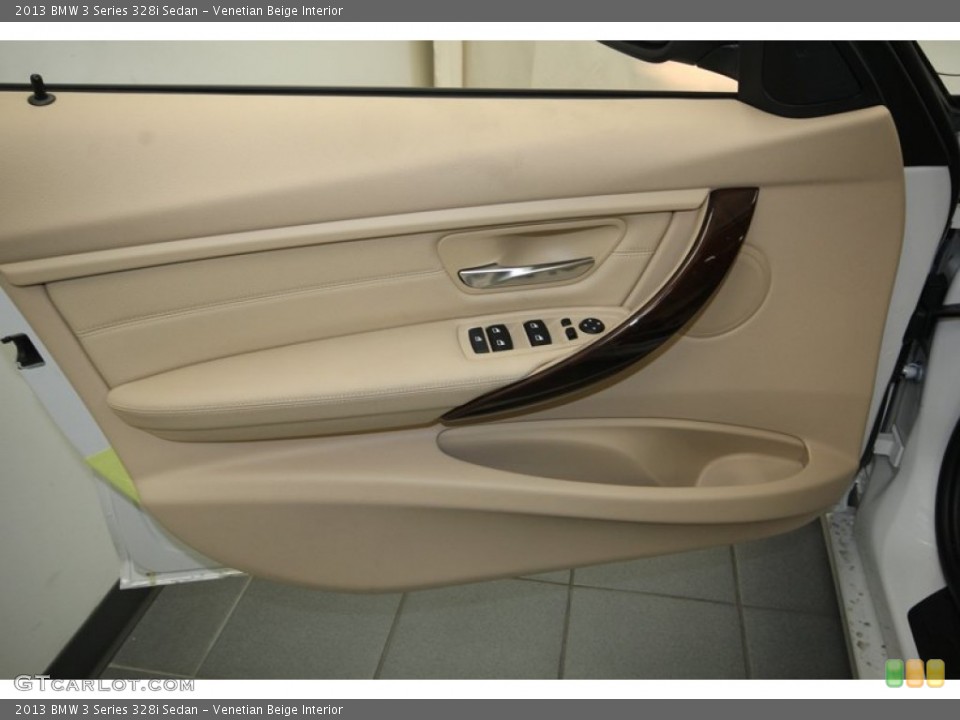 Venetian Beige Interior Door Panel for the 2013 BMW 3 Series 328i Sedan #81440331