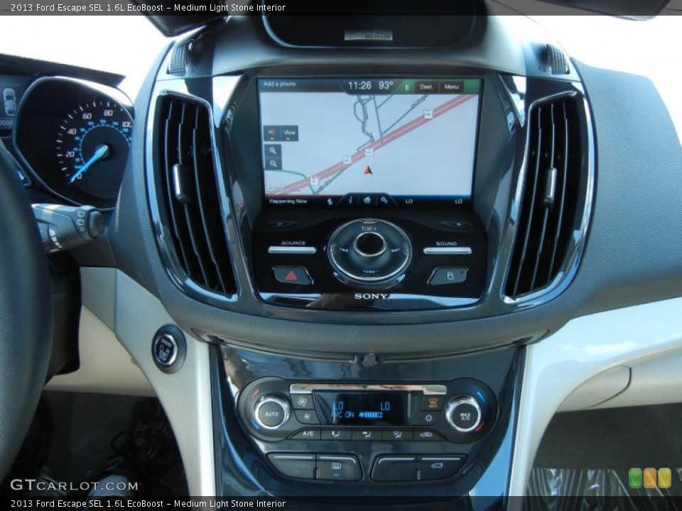 Medium Light Stone Interior Navigation for the 2013 Ford Escape SEL 1.6L EcoBoost #81440337