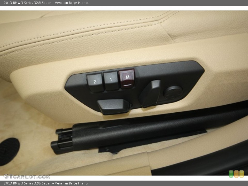 Venetian Beige Interior Controls for the 2013 BMW 3 Series 328i Sedan #81440367