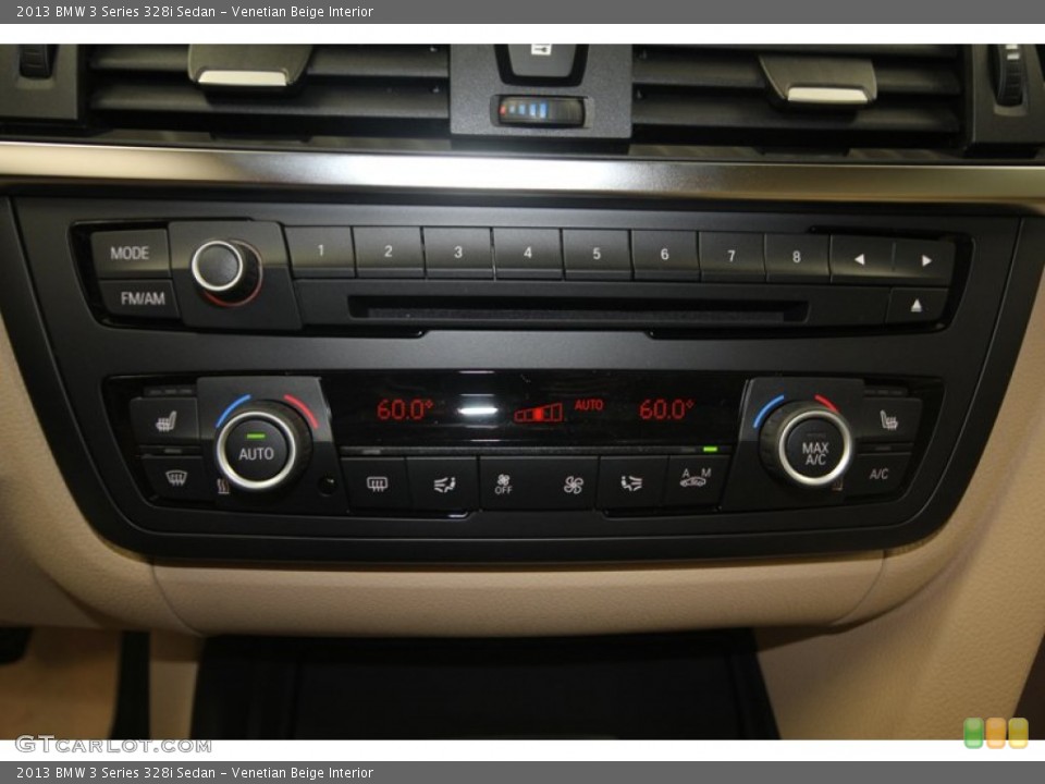 Venetian Beige Interior Controls for the 2013 BMW 3 Series 328i Sedan #81440436