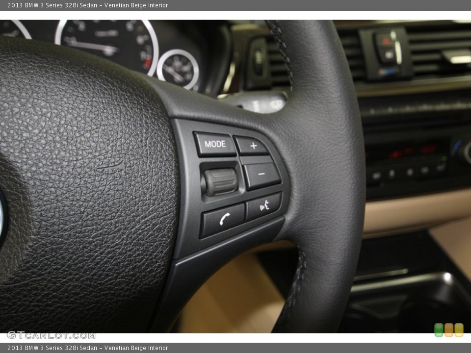 Venetian Beige Interior Controls for the 2013 BMW 3 Series 328i Sedan #81440532