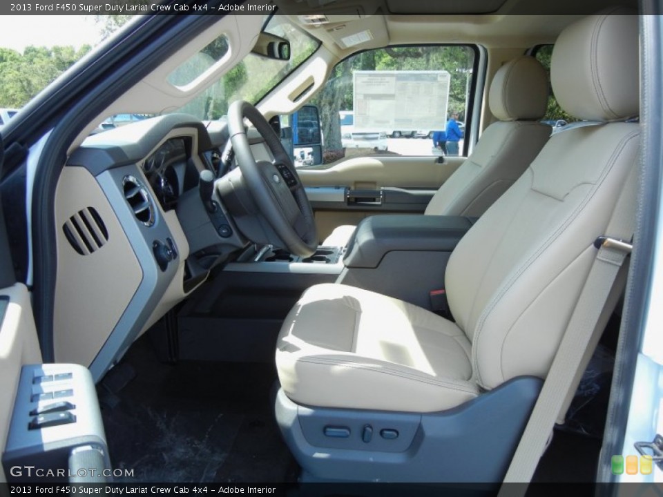 Adobe Interior Photo for the 2013 Ford F450 Super Duty Lariat Crew Cab 4x4 #81440535