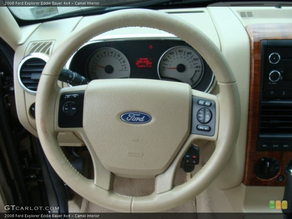 Camel Interior Steering Wheel for the 2008 Ford Explorer Eddie Bauer 4x4 #81441359