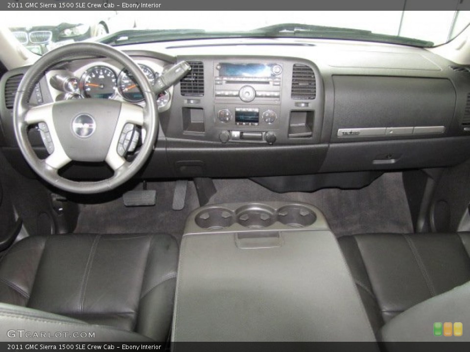 Ebony Interior Dashboard for the 2011 GMC Sierra 1500 SLE Crew Cab #81442331