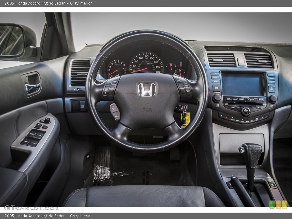 Gray Interior Dashboard for the 2005 Honda Accord Hybrid Sedan #81442659