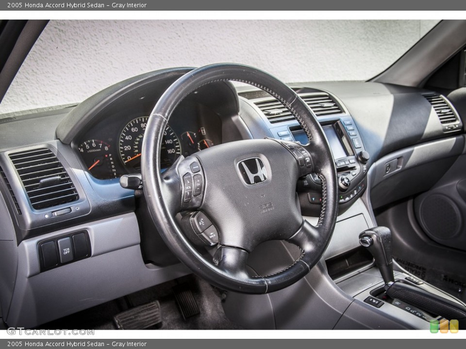 Gray Interior Dashboard for the 2005 Honda Accord Hybrid Sedan #81443223