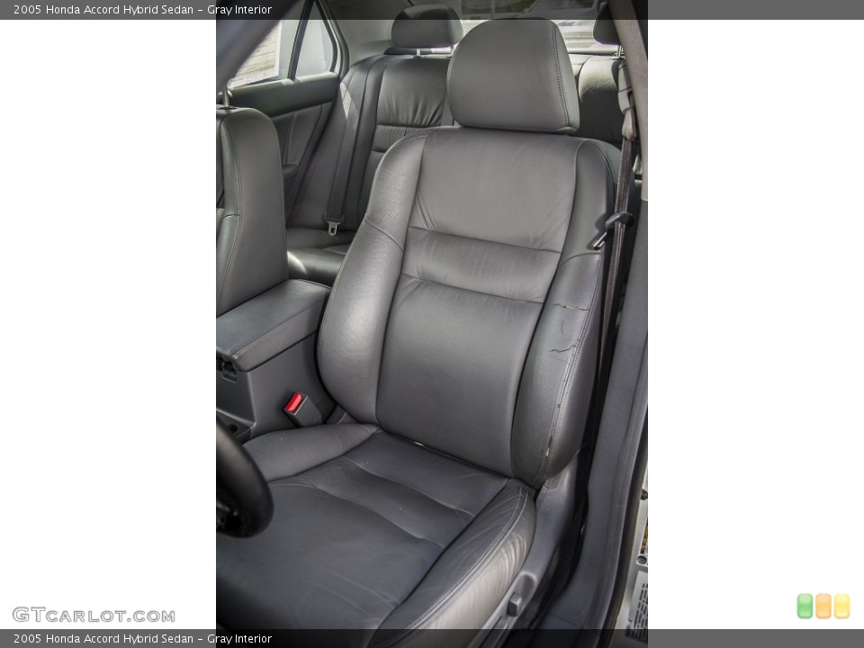 Gray Interior Front Seat for the 2005 Honda Accord Hybrid Sedan #81443340