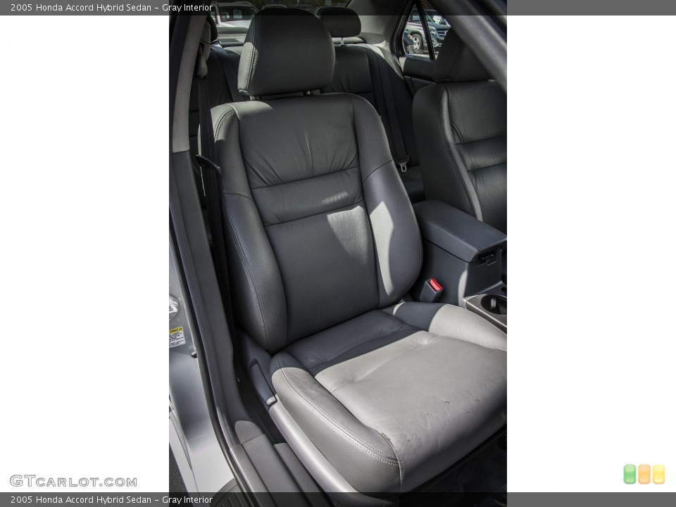 Gray Interior Front Seat for the 2005 Honda Accord Hybrid Sedan #81443502