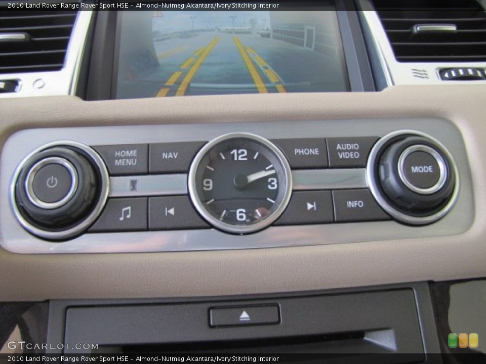 Almond-Nutmeg Alcantara/Ivory Stitching Interior Controls for the 2010 Land Rover Range Rover Sport HSE #81445065