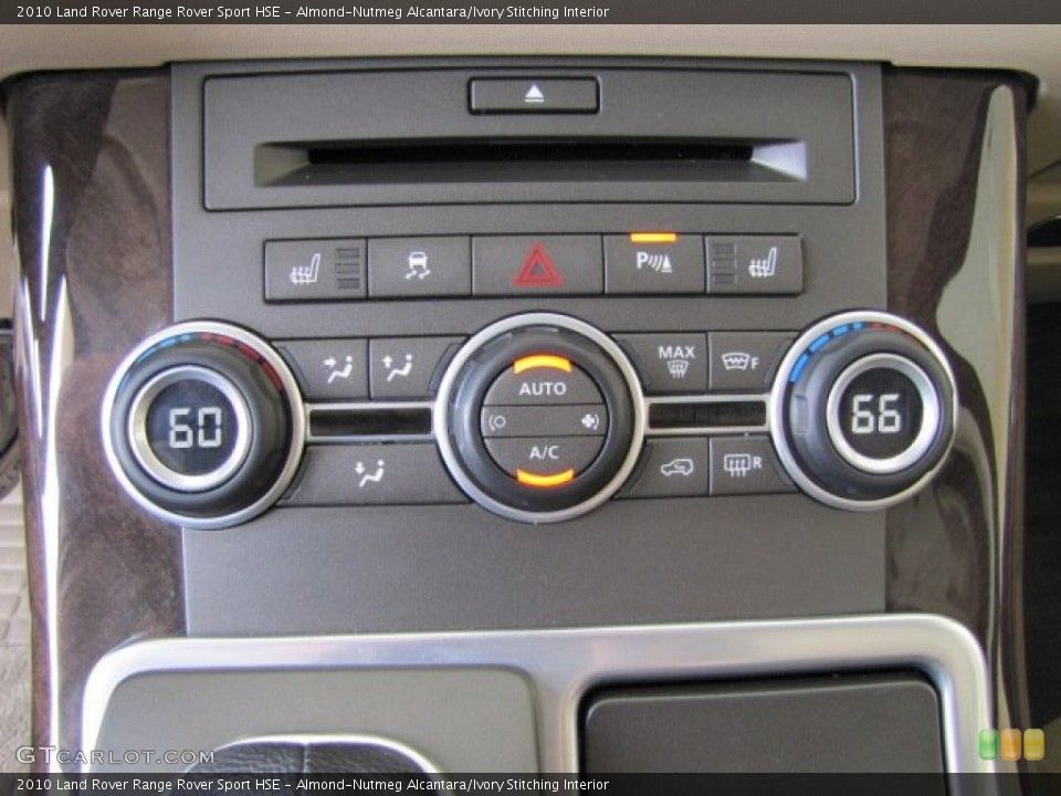 Almond-Nutmeg Alcantara/Ivory Stitching Interior Controls for the 2010 Land Rover Range Rover Sport HSE #81445083