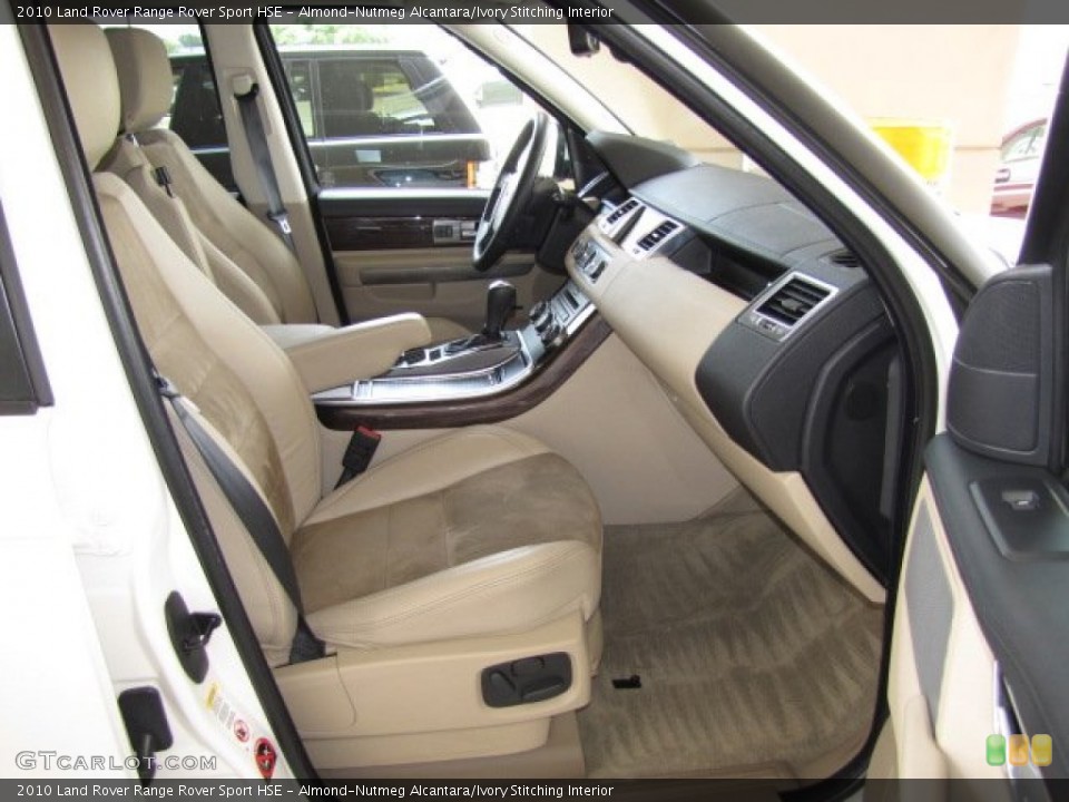 Almond-Nutmeg Alcantara/Ivory Stitching Interior Front Seat for the 2010 Land Rover Range Rover Sport HSE #81445152