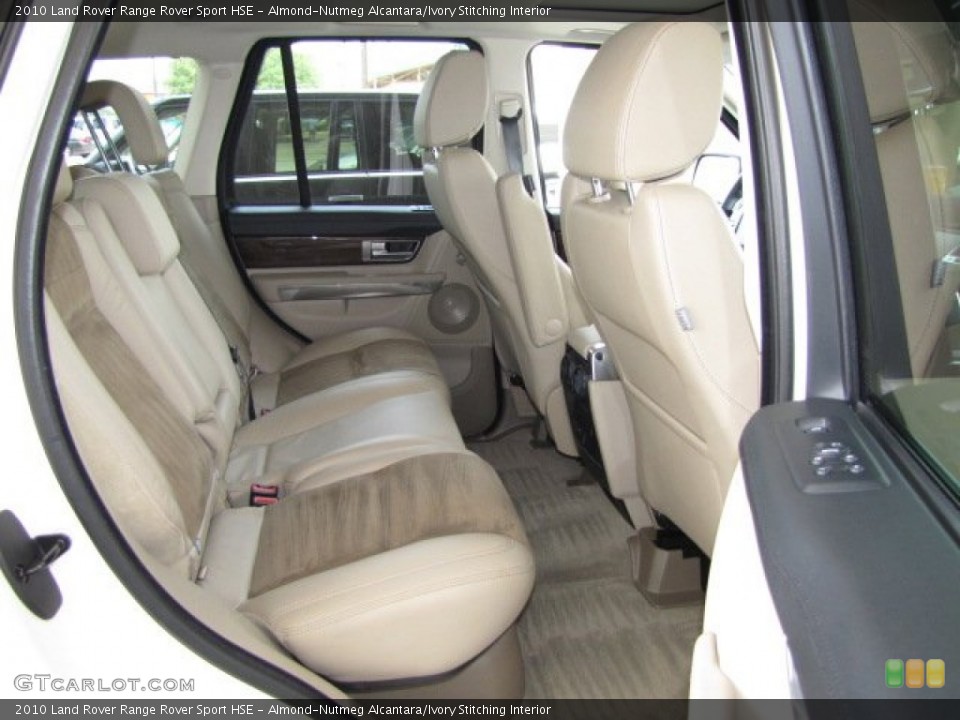Almond-Nutmeg Alcantara/Ivory Stitching Interior Rear Seat for the 2010 Land Rover Range Rover Sport HSE #81445183