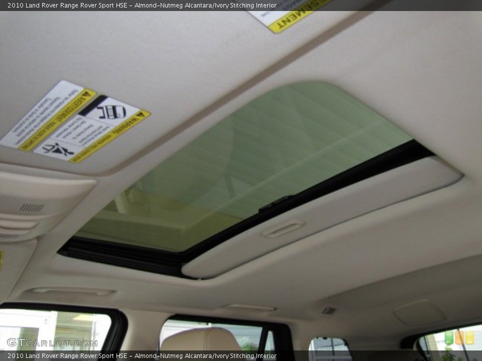 Almond-Nutmeg Alcantara/Ivory Stitching Interior Sunroof for the 2010 Land Rover Range Rover Sport HSE #81445252