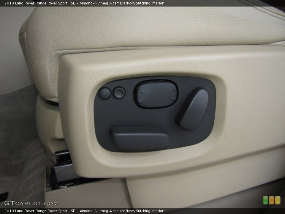 Almond-Nutmeg Alcantara/Ivory Stitching Interior Controls for the 2010 Land Rover Range Rover Sport HSE #81445356