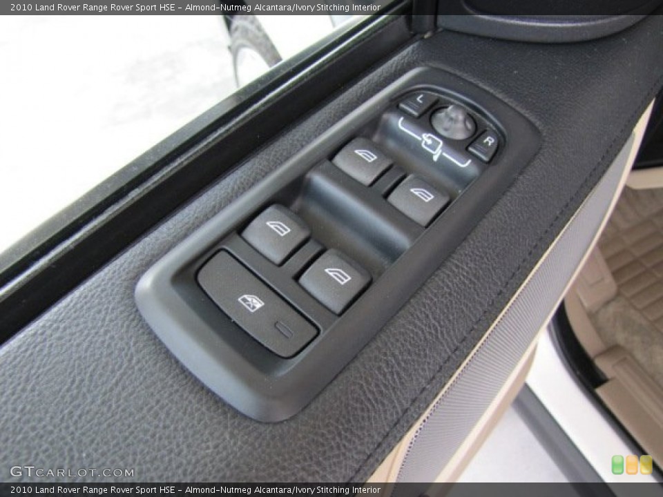 Almond-Nutmeg Alcantara/Ivory Stitching Interior Controls for the 2010 Land Rover Range Rover Sport HSE #81445529