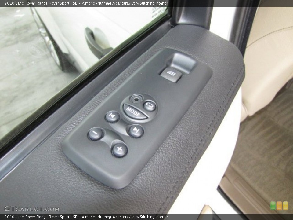 Almond-Nutmeg Alcantara/Ivory Stitching Interior Controls for the 2010 Land Rover Range Rover Sport HSE #81445565