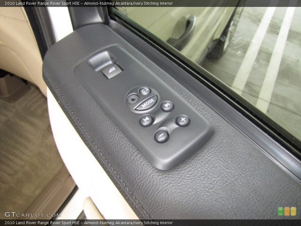Almond-Nutmeg Alcantara/Ivory Stitching Interior Controls for the 2010 Land Rover Range Rover Sport HSE #81445607