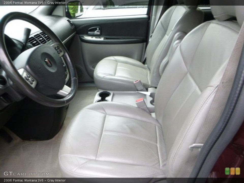 Gray Interior Photo for the 2006 Pontiac Montana SV6 #81446998