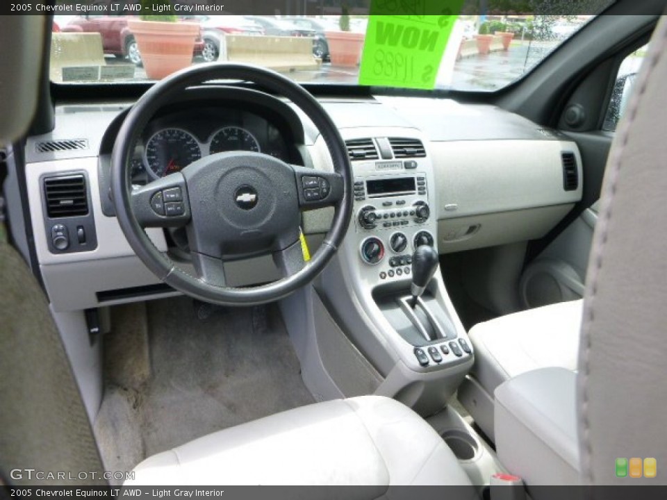 Light Gray Interior Dashboard for the 2005 Chevrolet Equinox LT AWD #81448875
