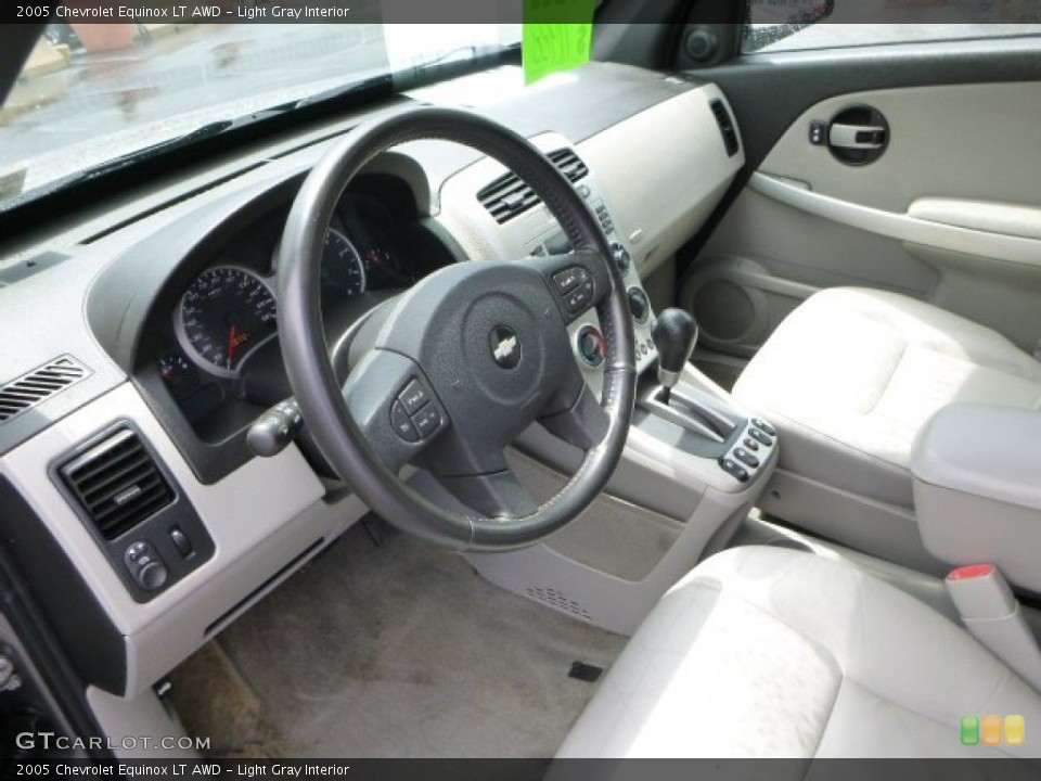 Light Gray Interior Prime Interior for the 2005 Chevrolet Equinox LT AWD #81448917