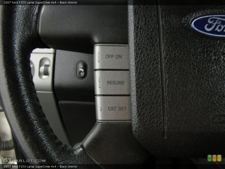 Black Interior Controls for the 2007 Ford F150 Lariat SuperCrew 4x4 #81448950